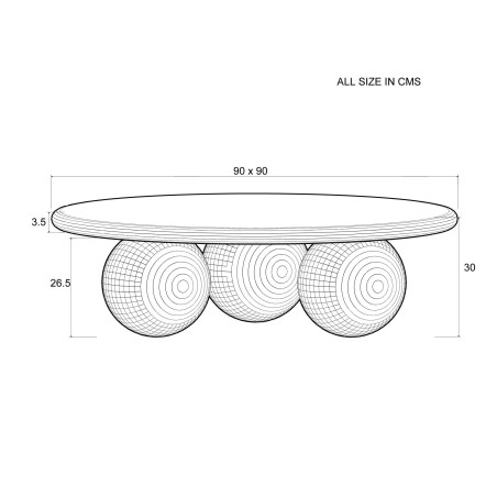 Table basse Bettyna