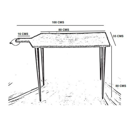 Console Planche Slice