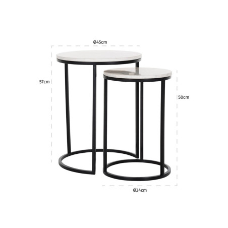 Table d'angle Lexington Set De 2